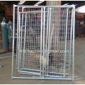 Galvanized wire mesh welded metal fence door